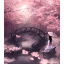 Схема вышивки «у моста»