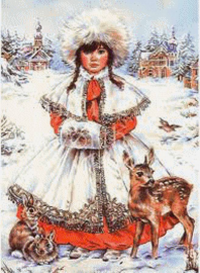 морозко - сказки, зима, детские картинки, дети, природа - предпросмотр