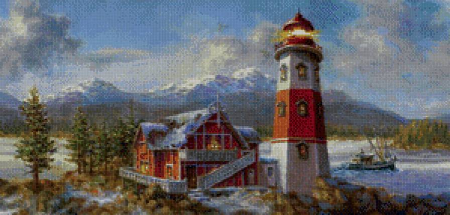 маяк - пейзаж - предпросмотр