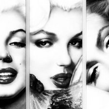 Схема вышивки «мерлин монро»