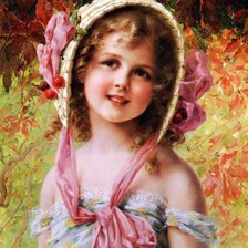 Схема вышивки «маленькая красотка»