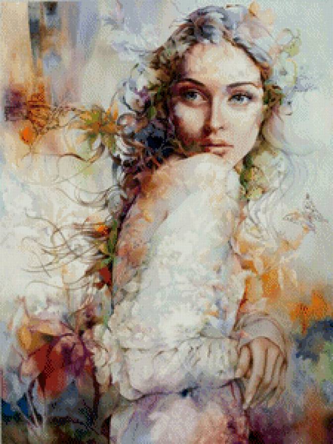 девушка-весна - девушка - предпросмотр