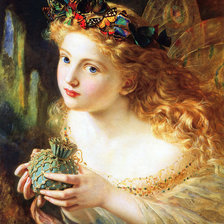 Схема вышивки «ангел»