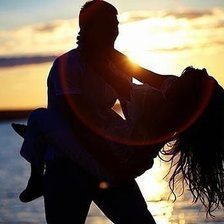 Схема вышивки «закат»