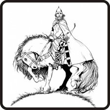 Схема вышивки «богатырь»