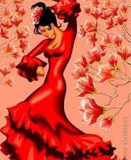 Схема вышивки «испанка»