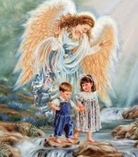 Схема вышивки «ангел хранитель»