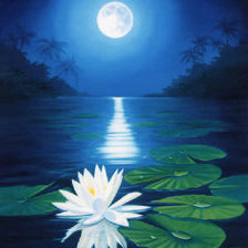 Схема вышивки «лотос»