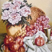Схема вышивки «натюрморт»