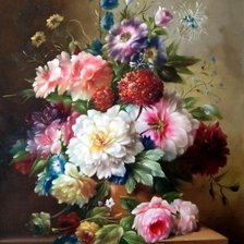 Схема вышивки «цветы»