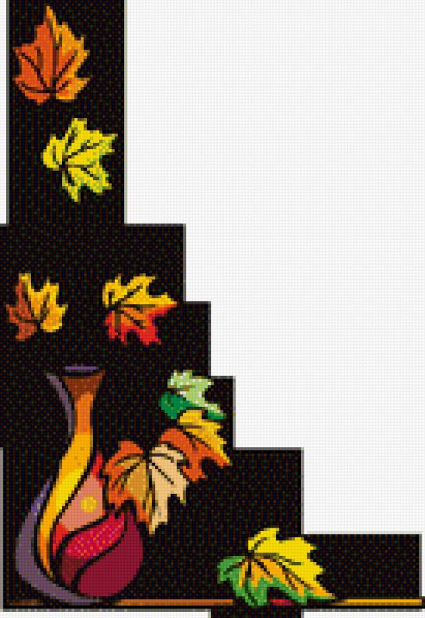 №447951 - осень, подушка, салфетка, уголок, листья, букет, скатерть - предпросмотр