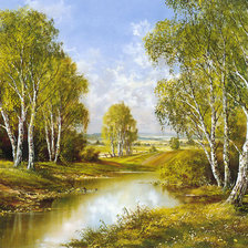 Схема вышивки «природа»