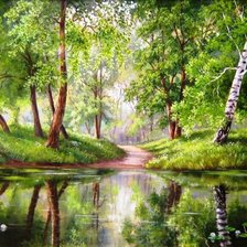 Схема вышивки «природа»