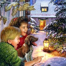 Схема вышивки «Рождество»