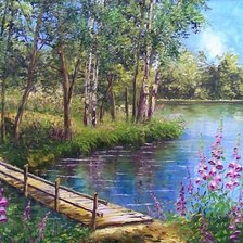 Схема вышивки «природа»