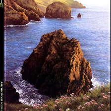 Схема вышивки «прибрежные скалы»