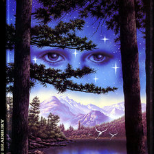 Схема вышивки «глаза неба»