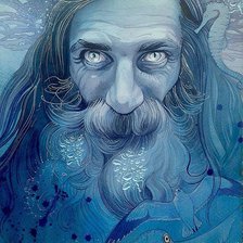 Схема вышивки «Водяной»