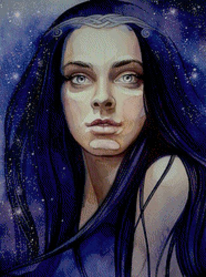 Морская царевна - царевна, девушка, русалка - предпросмотр