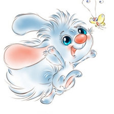 Схема вышивки «Зайка»