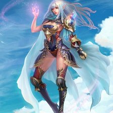 Схема вышивки «Девушка»