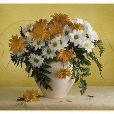 Схема вышивки «Цветы)»