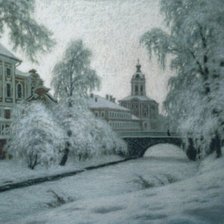 Схема вышивки «Февральский Петербург)»