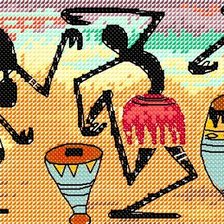 Схема вышивки «Танцы»