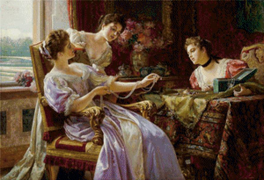 Подарки - девушки, украшения - предпросмотр