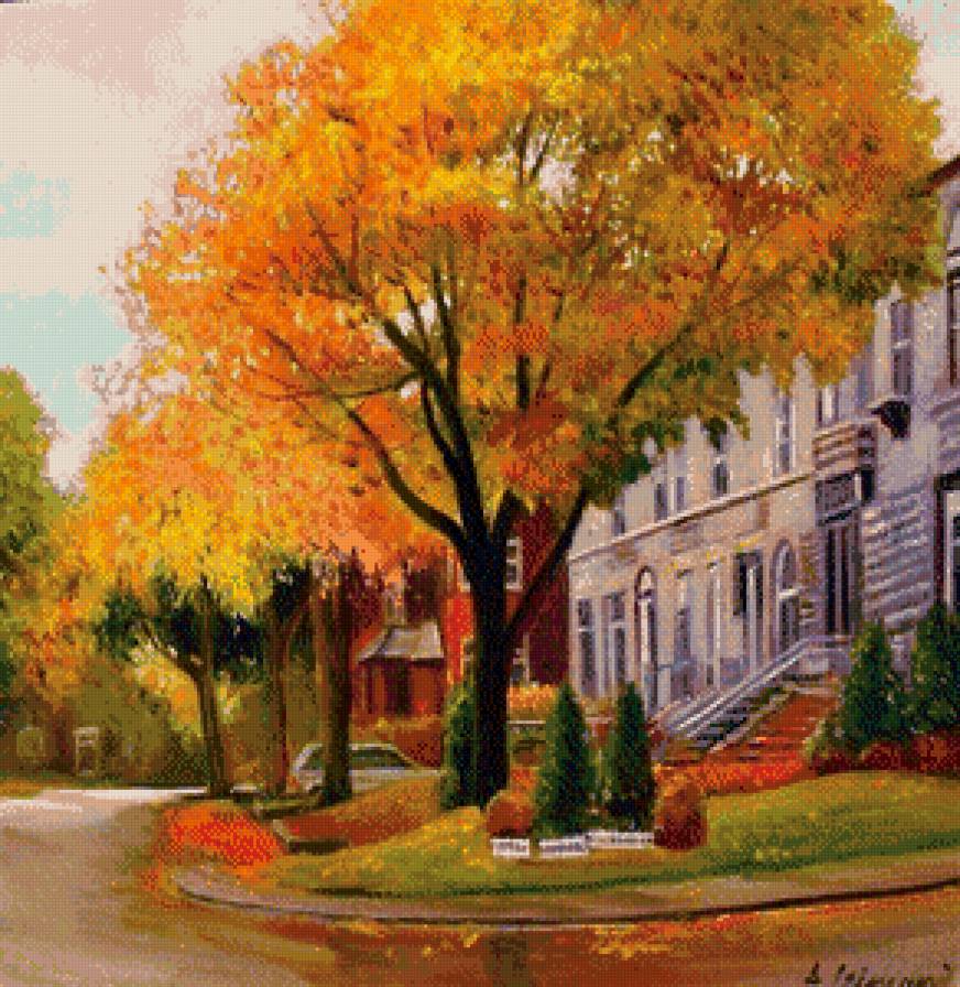 Осень - пора ярких красок.. - погода, золото, осень - предпросмотр