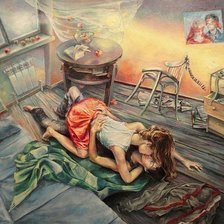 Схема вышивки «"К черту все! Иди ко мне!"»