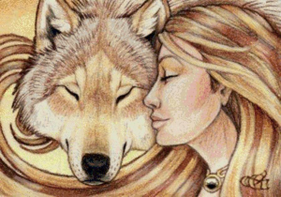 Вечность - девушка, волк - предпросмотр