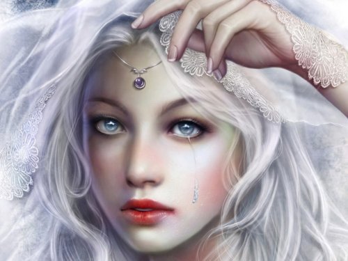 Девушка зима - красота, девушка - оригинал