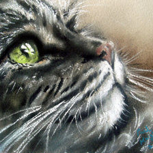 Схема вышивки «Взгляд»