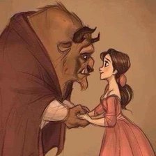 Схема вышивки «Красавица и чудовище»