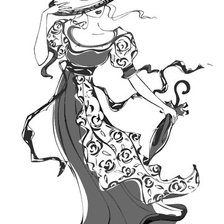 Девушка в шляпке