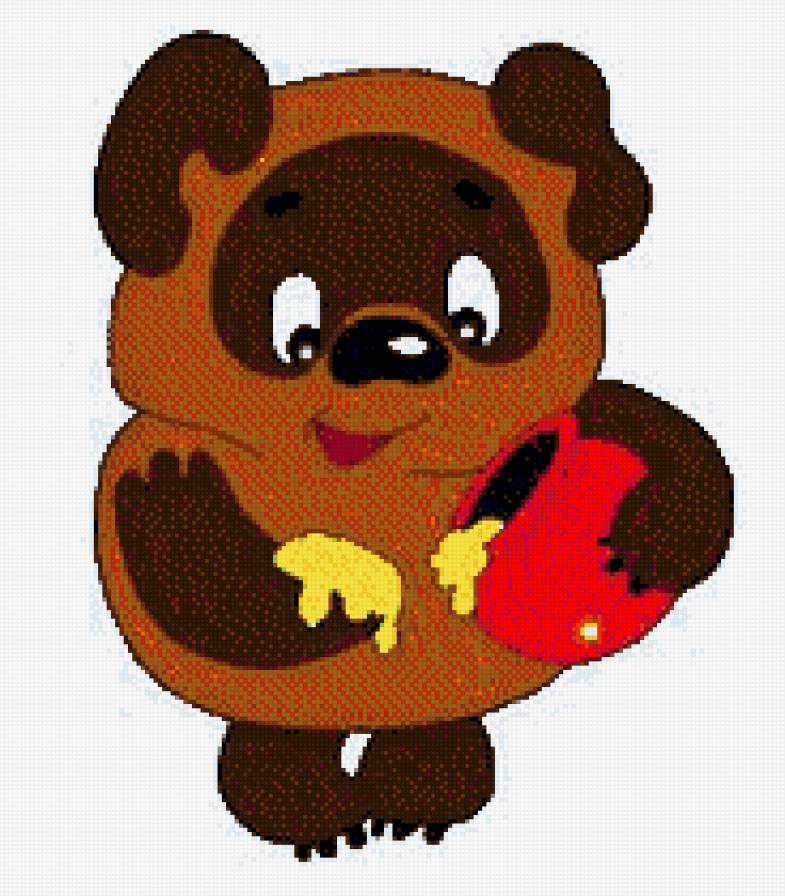 вини пух - медведь, детское, советские мультики - предпросмотр