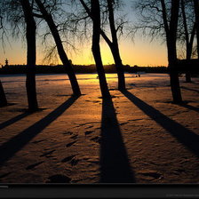 Схема вышивки «Красивый пейзаж)»