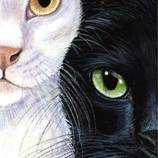 Схема вышивки «инь-ян»