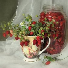 Схема вышивки «земляника»