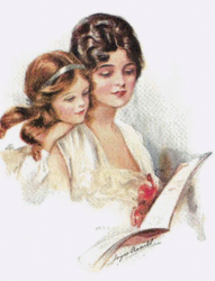 читаем с мамой - улыбка, читаем, мама, люди, книга, дети - предпросмотр