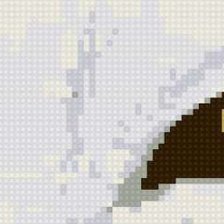 Схема вышивки «глаза Кибы»