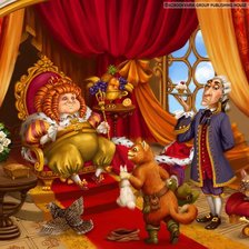 Схема вышивки «кот в сапогах»