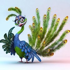 Схема вышивки «ПАВА»