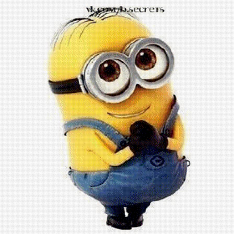 Миньон - мультик, желтый, миньон, гадкий я, персонаж - предпросмотр