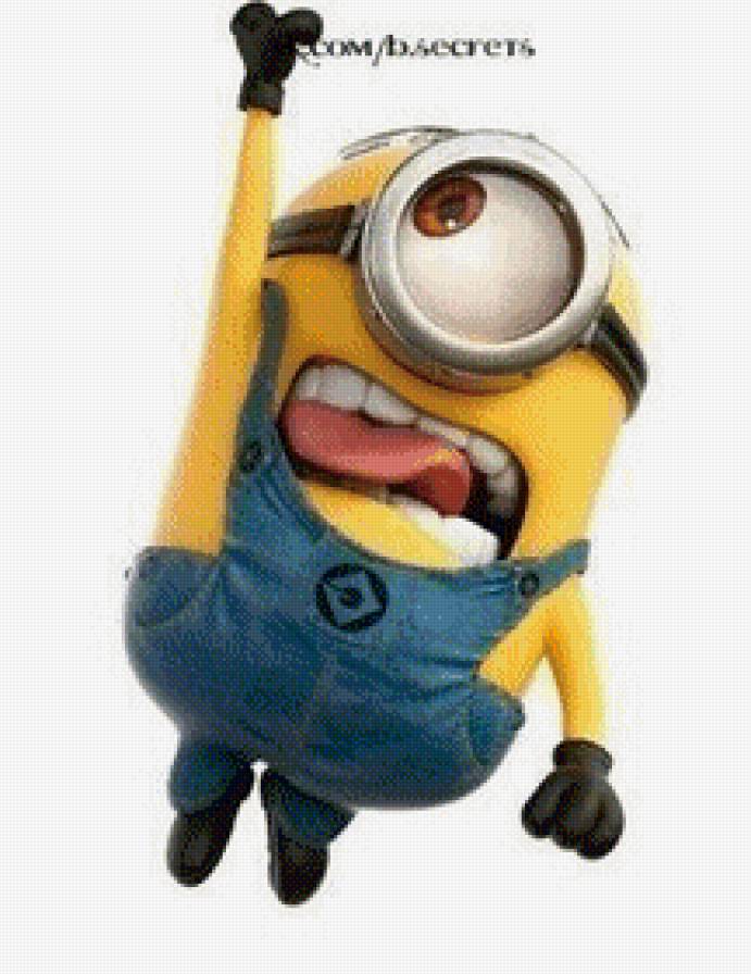 Миньон - персонаж, гадкий я, желтый, миньон, мультик - предпросмотр