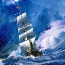 Схема вышивки «Буря»