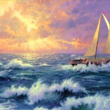 Схема вышивки «Утро мечты»