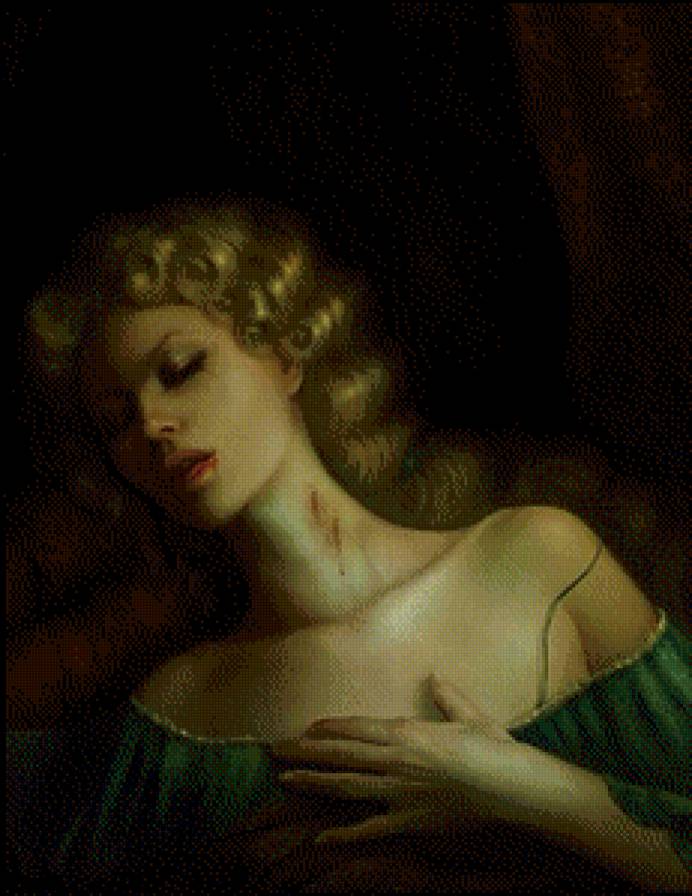 Псеника - фентези, девушка, ведьма - предпросмотр