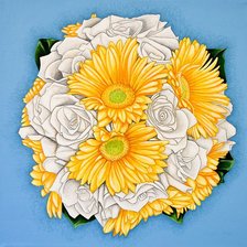 Схема вышивки «Букет невесты»